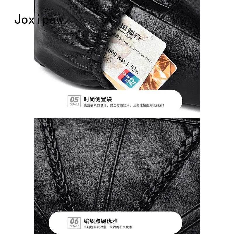 Vintage Large Capacity Crossbody Bag for Women Girl