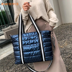 Winter Women Handbag Female Shopping Tote Shoulder Bags