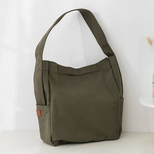 Canvas Female Bag Shoppers College Student Shoulder Bag