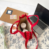 Retro Corduroy Tote Shoulder Bag