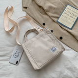 Retro Corduroy Tote Shoulder Bag