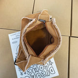 Spring Autum Canvas Shoulder Bag Female Crossbody Bags