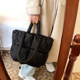 Canvas Handbag Large Size Tote Bags Woman Shoulder
