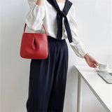 Spring Autum Square Bag High Leather Retro Casual Handbag Women's Bags