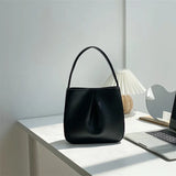 Spring Autum Square Bag High Leather Retro Casual Handbag Women's Bags