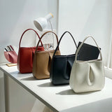 Spring Autum Square Bag High Leather Retro Casual Handbag Women's Bags
