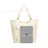 Spring Autumgirls Canvas Shoulder Bag College Student Portable Schoolbag