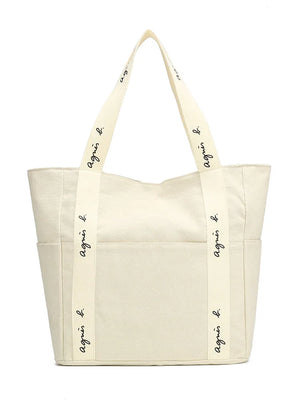 Spring Autumgirls Canvas Shoulder Bag College Student Portable Schoolbag