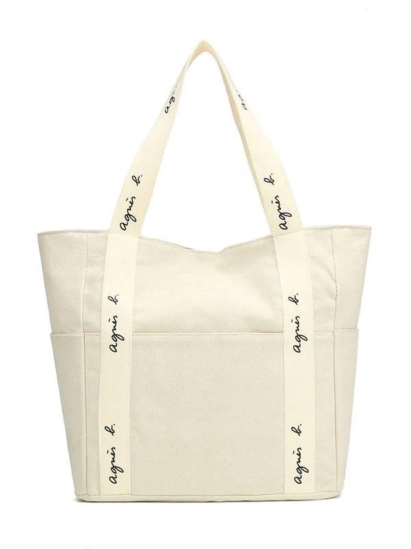 Spring Autumgirls Canvas Shoulder Bag College Student Portable Schoolbag