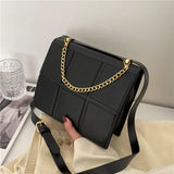 Spring Handbag Women One-shoulder Small Square Bag Casual Large Plaid Messenger