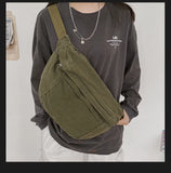 Hip-Hop Women Shoulder Bag Outdoor Sport Canvas Pack