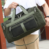 Large Capacity Army Green Outdoor Travel Bag Waterproof Portable Bag