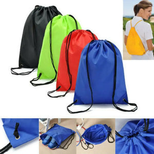 Drawstring Bags Pack Cinch Sack Gym Tote Bag School Sport Shoe Bag Large