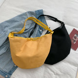 Women's Leisure Canvas Bag Large Capacity Messenger Tote Bag