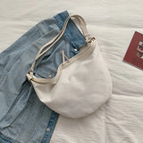 Women's Leisure Canvas Bag Large Capacity Messenger Tote Bag