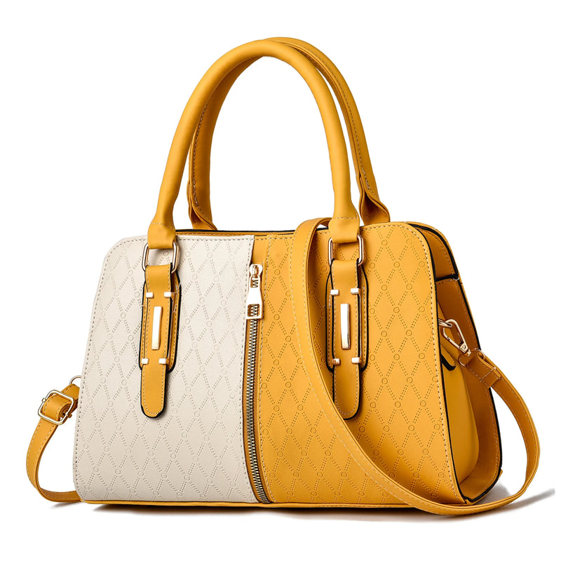 Women Leather Crossbody Tote Bag Casual Big Handbag