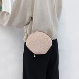 Mini Crossbody Bag Sparkling Conchoidal Chain Small Bag