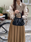 Pleated Cloud Mini Handbag Crossbody Small Bag