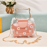 Small Daisy Transparent Jelly Crossbody Bag