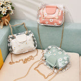 Small Daisy Transparent Jelly Crossbody Bag