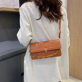 Plaid Chain Shoulder Bag Ladies Tote Bag