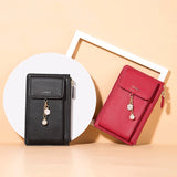 Oil Edge Women Wallet Shoulder Bag