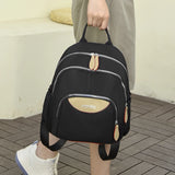 High Nylon Cloth Women's Backpack Large Capacity School Bag