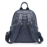 Women's PU Leather Backpack High Soft School Bag