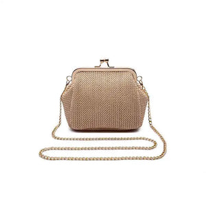 Summer Round Straw Shoulder Bag for Women