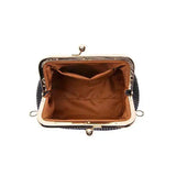 Summer Round Straw Shoulder Bag for Women