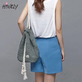 Summer Straw Bag Women Backpack Rucksack Weaved for Girls Mochila Backpack