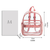 Transparent Waterproof PVC Women Backpack Clear Beach Backpacks