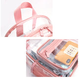 Transparent Waterproof PVC Women Backpack Clear Beach Backpacks