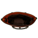 Summer Trapeze Top-Handle Bag with Hairball PU Leather Shoulder Bag