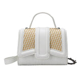 Textured One-shoulder Messenger Bag Casual Small Square Bag