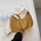 Textured Canvas Shoulder Bag Small Bag Female Summer