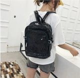 Transparent PVC Large Capacity Backpack for Women Men Casual Outdoor Beach
