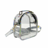 Clear PVC Mini Shoulder Bag for Women Casual Crossbody Jelly Handbag