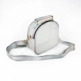 Clear PVC Mini Shoulder Bag for Women Casual Crossbody Jelly Handbag