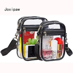 Transparent PVC Beach Storage Shoulder Bag for Women