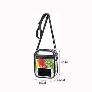 Transparent PVC Beach Storage Shoulder Bag for Women