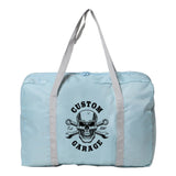 Unisex Foldable Duffle Bag Large Capacity Portable Luggage Bag Skull Series