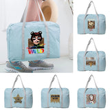 Unisex Foldable Duffle Bag Leopard Series