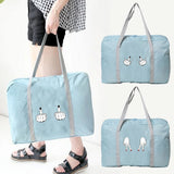 Unisex Foldable Duffle Bag Large Capacity Travel Bag