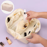 Large PU Leather Travel Cosmetic Bag