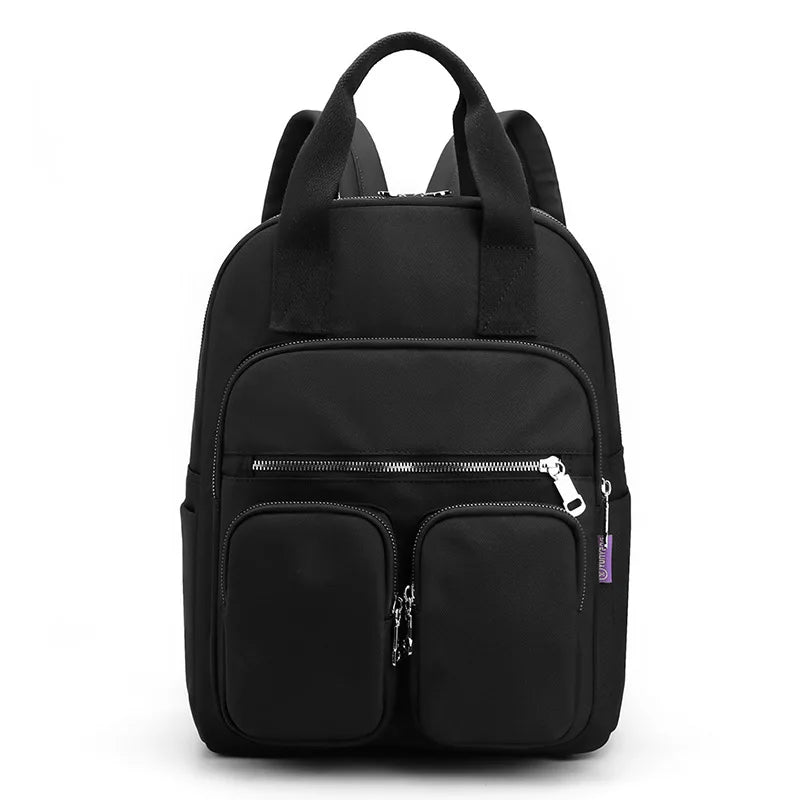 Travel Nylon Women Backpack Casual Waterproof Youth Lady School Bag