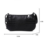Women's PU Leather Milk Tea Sling Handbag