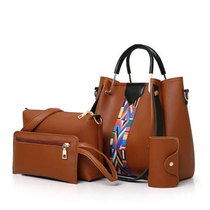 Versatile Women's Mother Bag Set - 4 Pieces