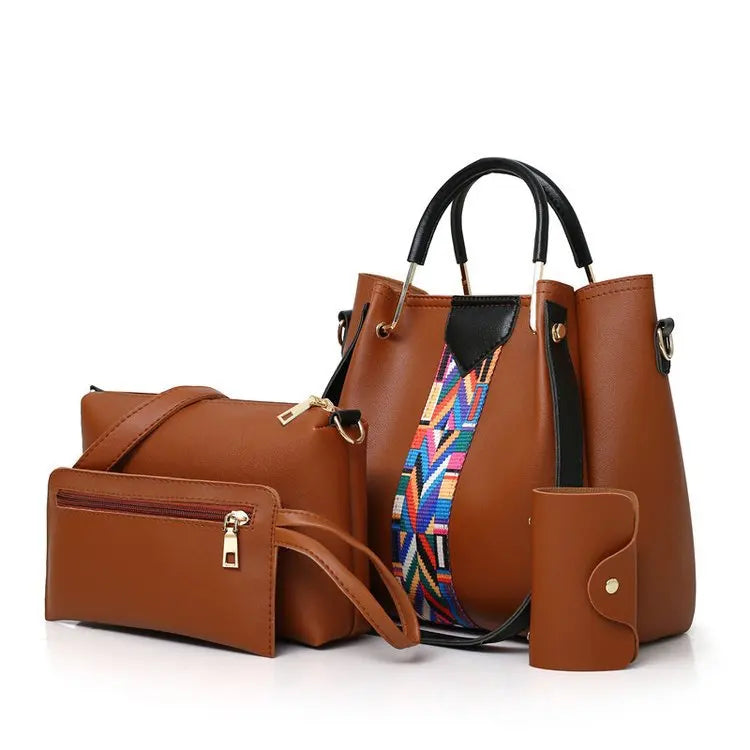 Versatile Women's Mother Bag Set - 4 Pieces