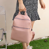 Women's Large-capacity Multifunction PU Leather Backpack